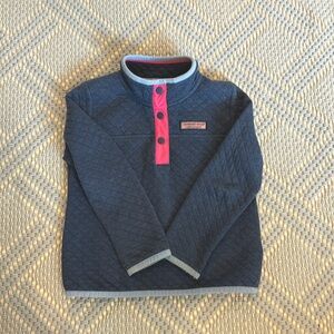 Girls lightweight quilted pullover